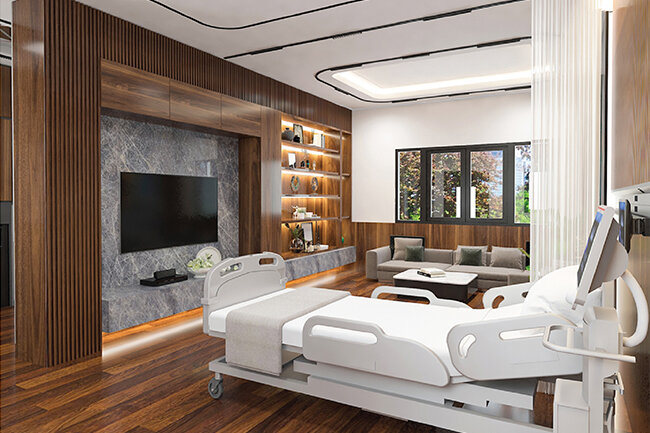 Thiết Kế Phòng Vip Bệnh Viện Tại Nha Trang