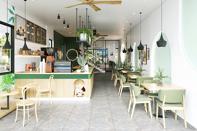 Thiết Kế Quán Cafe Tại Cam Ranh Khánh Hòa