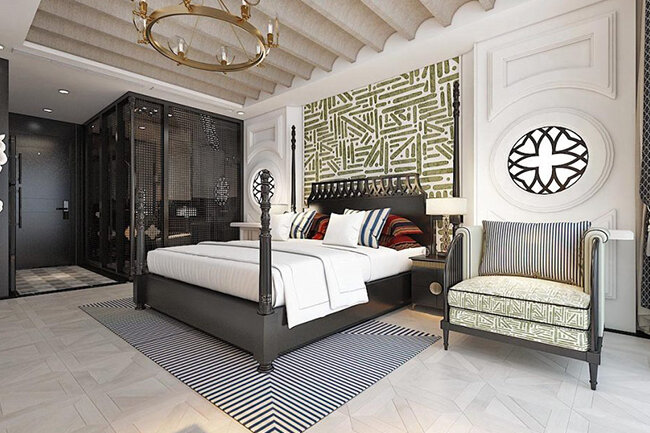 Thiết Kế Nội Thất Khách Sạn Tại Nha Trang Phong Cách InDoChine